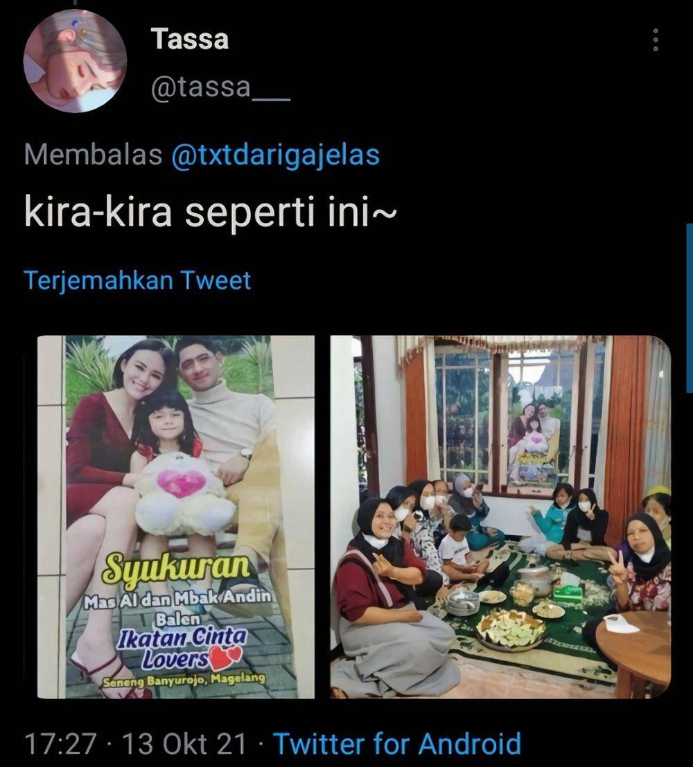 tweet lucu jika mengganggu emak-emak nonton (twitter.com/tassa___)