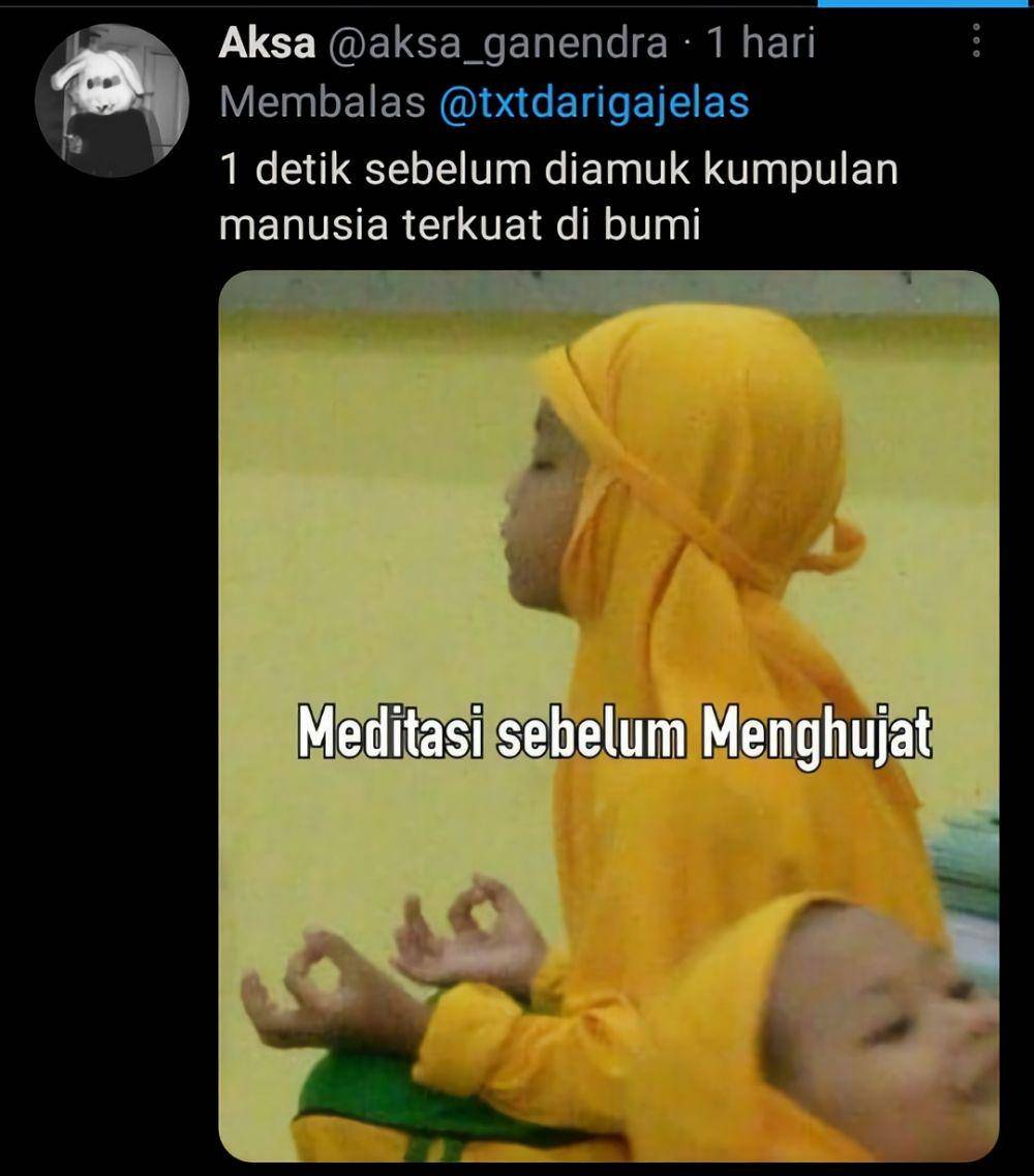 tweet lucu jika mengganggu emak-emak nonton (twitter.com/aksa_ganendra)