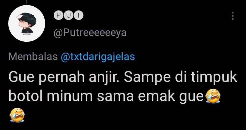 tweet lucu jika mengganggu emak-emak nonton (twitter.com/damnmaulana)
