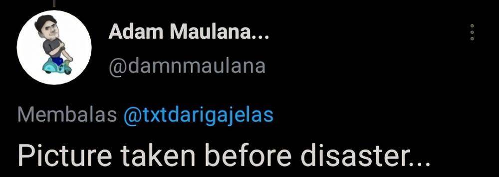 tweet lucu jika mengganggu emak-emak nonton (twitter.com/damnmaulana)