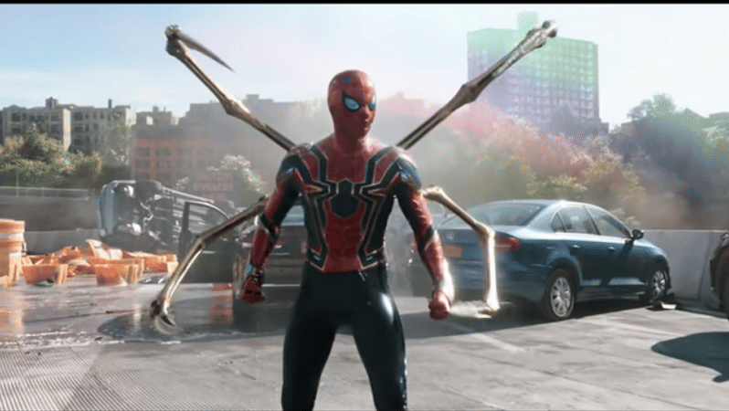 Spider-Man dengan armor Iron Spider di No Way Home. Dok. Sony Pictures