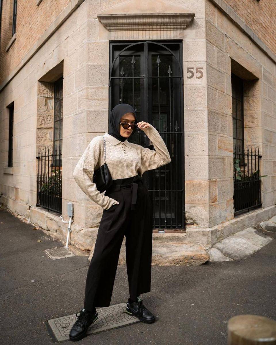 Atasan Rajut untuk Hijabers (instagram.com/anaoctarina)