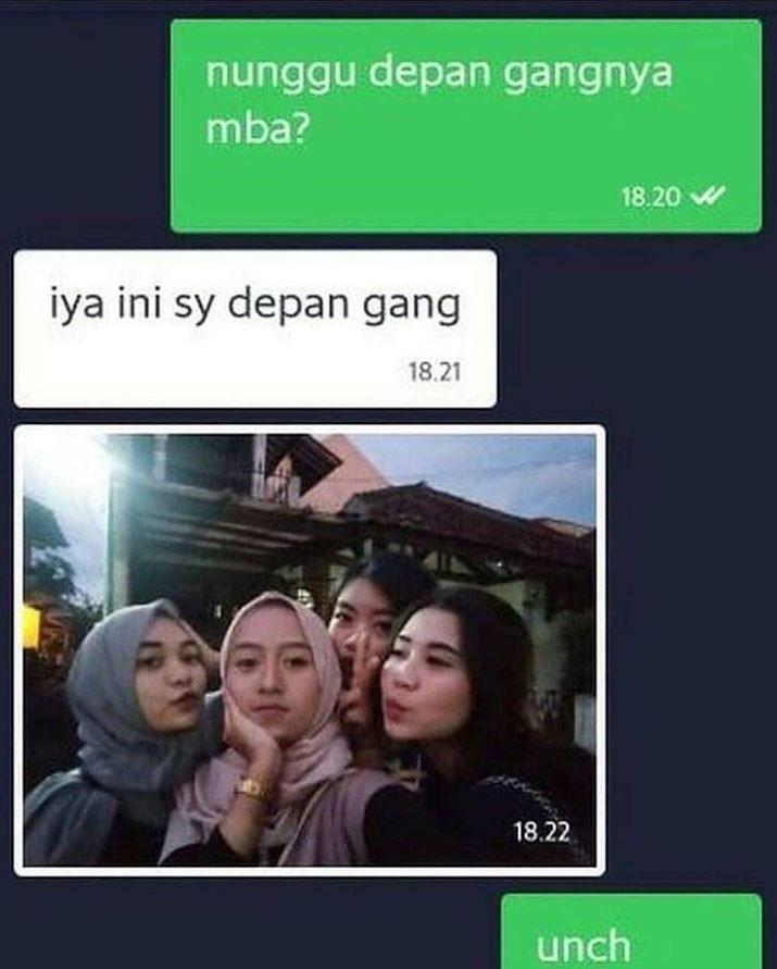 chat driver ojek online cari posisi penumpang (instagram.com/gojek24jam)