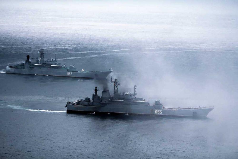 Ilustrasi kapal perang Rusia (Twitter.com/Ministry of Defence of the Russian Federation)