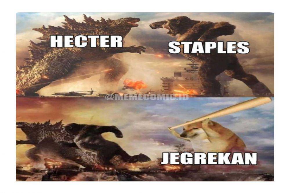 meme Godzilla lawan Kong (instagram.com/memecomic.id)