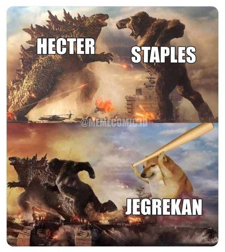 meme Godzilla lawan Kong (instagram.com/memecomic.id)