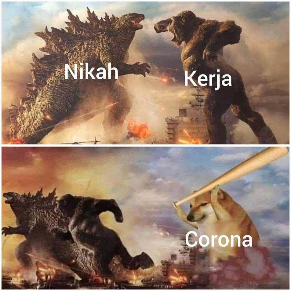 meme Godzilla lawan Kong (instagram.com/fun.idn)
