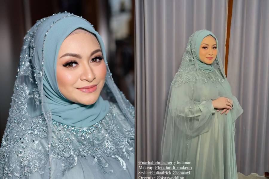 Busana dan makeup Nathalie Holscher. (Instagram.com/nathalieholscher)
