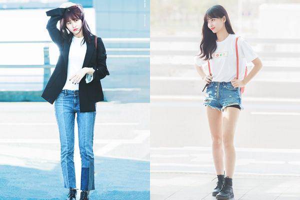 Denim pants Momo Twice (twitter.com/Ringx3_/twitter.com/cafe_hirai)