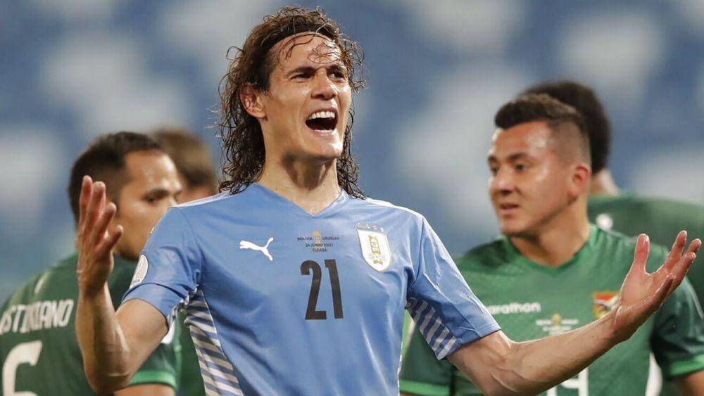 Edinson Cavani bersama Uruguay (marca.com)