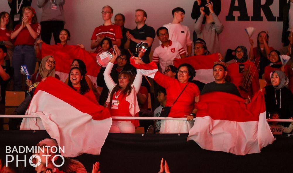 Pendukung Indonesia di Piala Thomas 2020 (Dok.BadmintonPhoto)