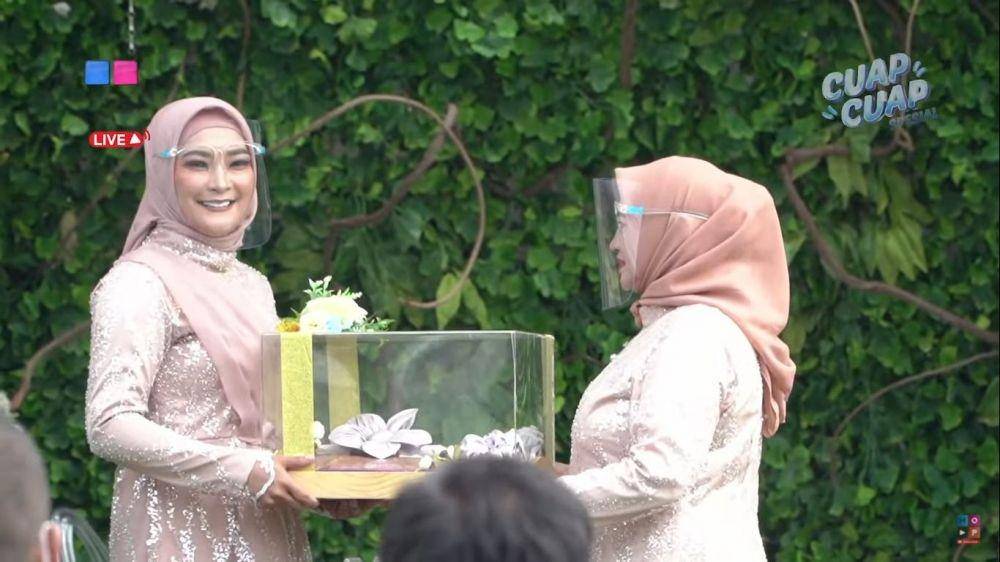 Akad nikah Ridho D'Academy-Syifa 17/10/2021 (dok. MOP Channel)