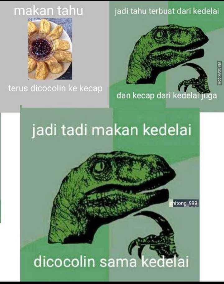 meme dinosaurus (instagram.com/onecak)