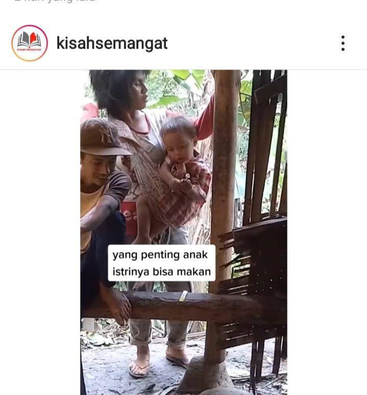 Gugun setia meawat istri/instagram@kisahsemangat