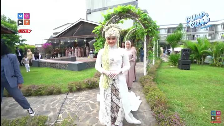 Dekorasi pernikahan Ridho D'Academy dan Syifa. (youtube.com/MOPChannel)