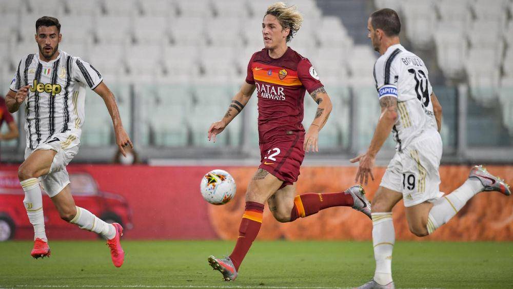 potret Nicolo Zaniolo menghadapii Juventus (juventus-fr.com)