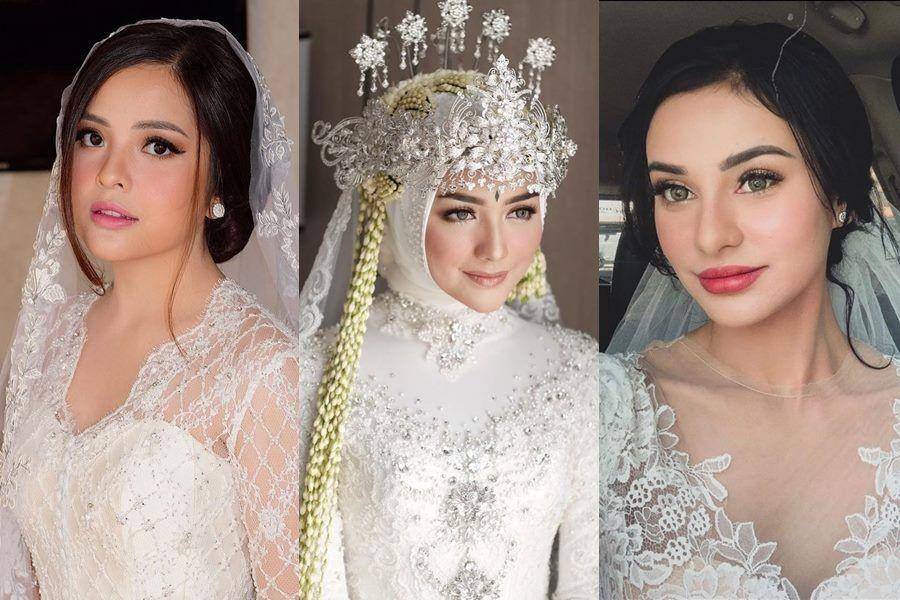 Makeup pernikahan natural ala artis (berbagai sumber)