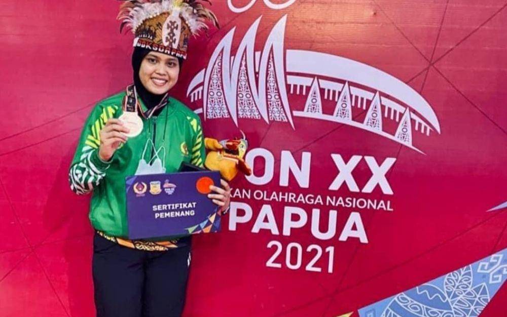 Serda Nicky yang merupakan bagian dari anggota Paldam I/BB yang meraih medali perunggu untuk kontingen Sumatera Utara (www.instagram.com/@tni_angkatan_darat)