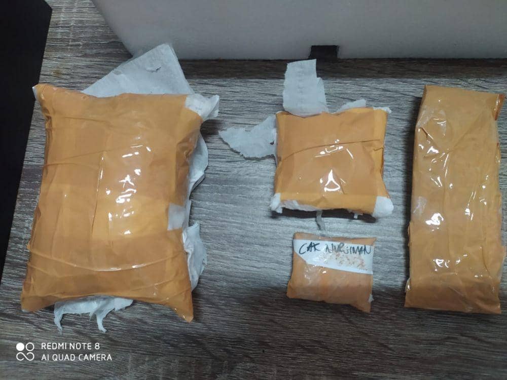 Pengagalan selundupan narkotika di Lapas Porong. Dok. Humas Kemenkumham Jatim.