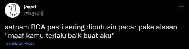 curhat baper dengan satpam (twitter.com/jagadhj)