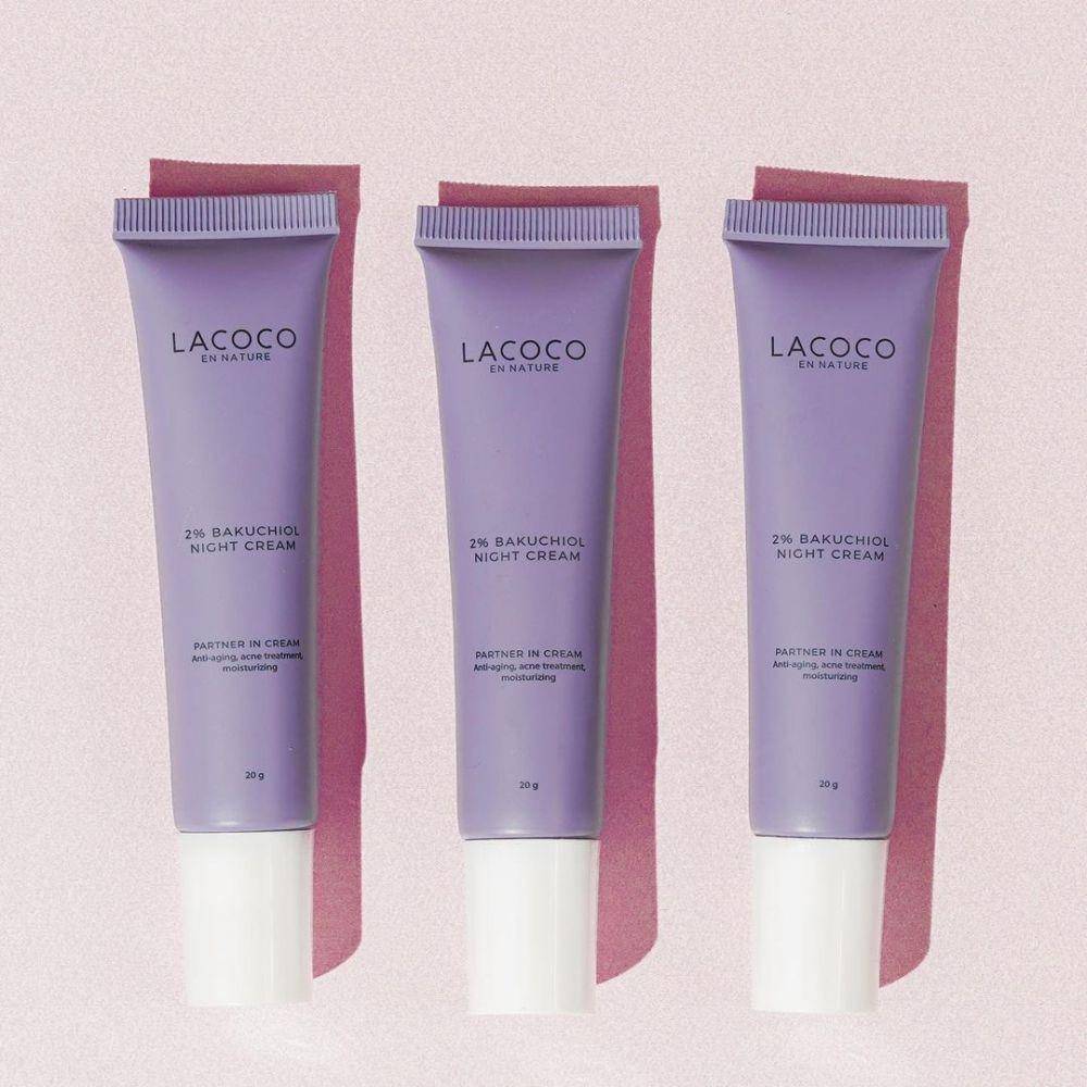 Lacoco 2% Bakuchiol Day and Night Cream (instagram.com/lacoco.id/)