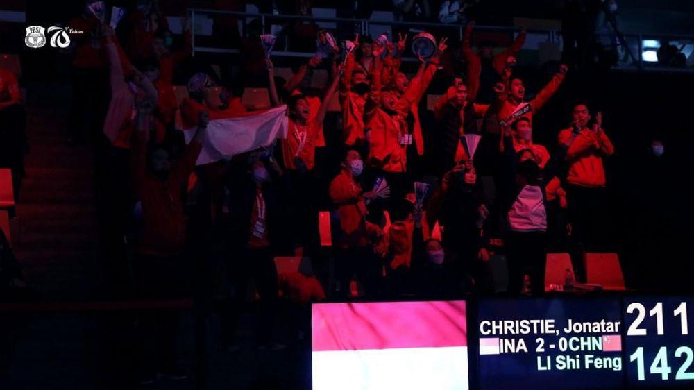 suporter Indonesia di Thomas Cup 2020 (instagram.com/badmintom.ina)
