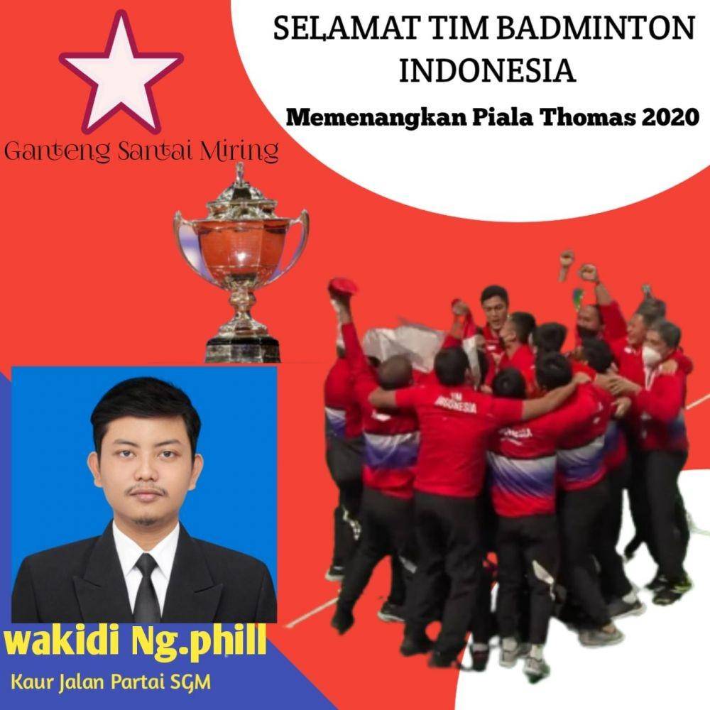 ucapan selamat warganet tim Thomas Indonesia (twitter.com/buzzerbolla212)