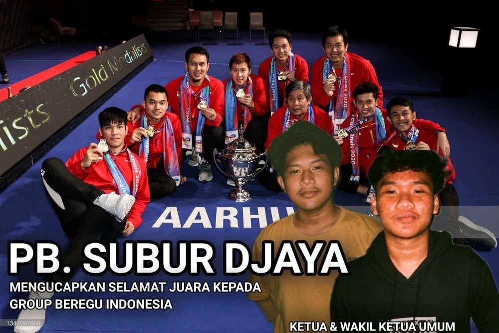 ucapan selamat warganet tim Thomas Indonesia (twitter.com/rafariskyp)