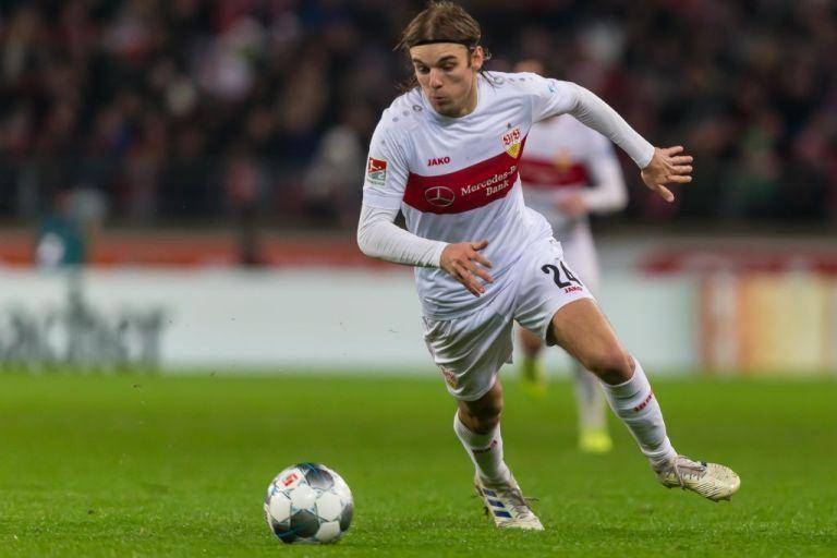 potret Borna Sosa bersama VfB Stuttgart (atalantapassione.com)