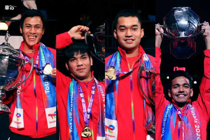 Debutan di skuad Indonesia yang menangkan Piala Thomas 2020 (twitter.com/INABadminton)