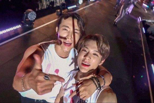 Donghae Super Junior dan Jeno NCT (twitter.com/babyavocado10)