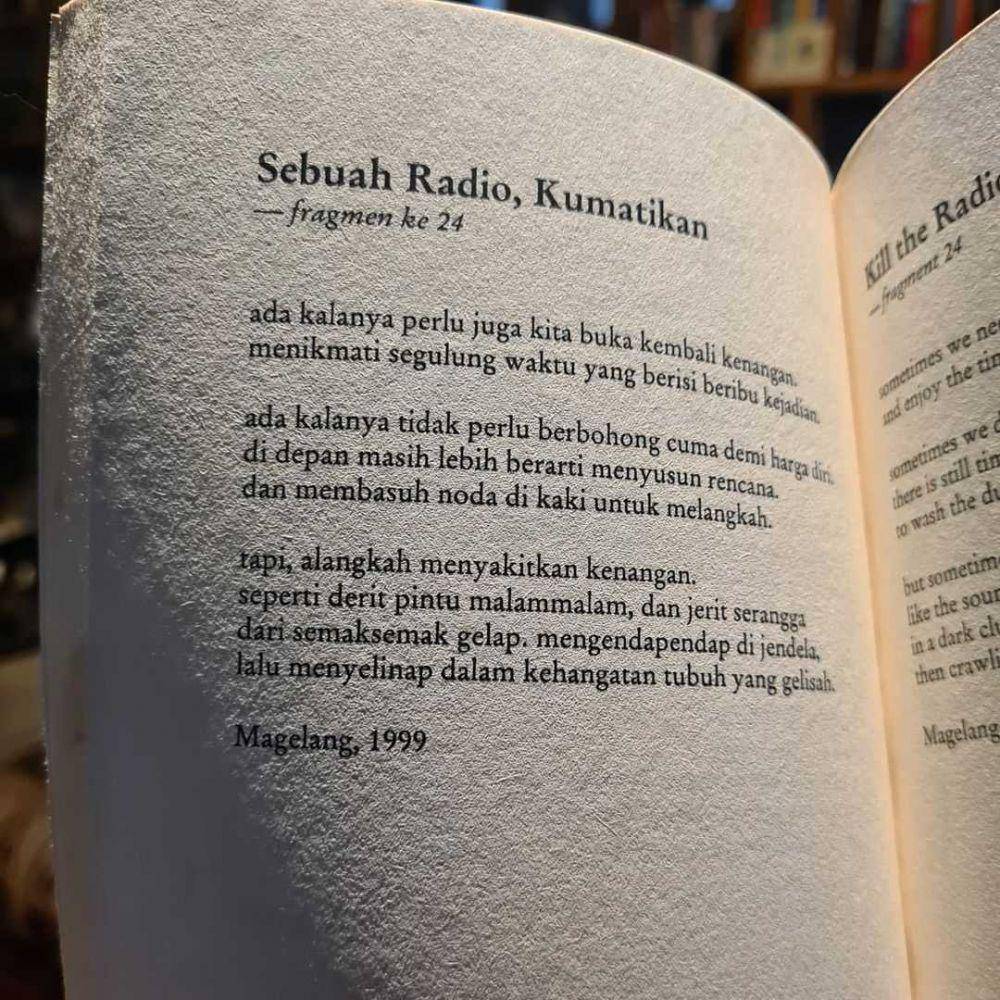 unggahan #MingguPuisi Najwa Shihab (instagram.com/Najwashihab)