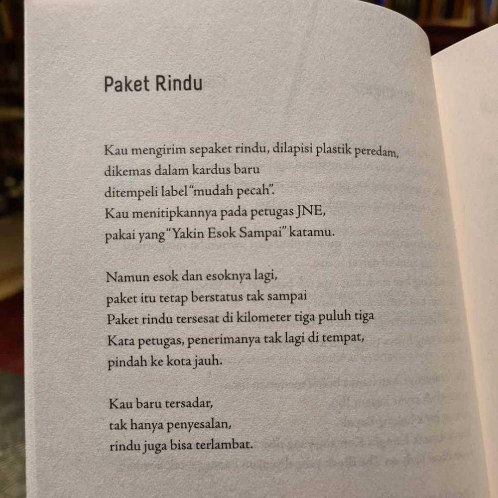 unggahan #MingguPuisi Najwa Shihab (instagram.com/Najwashihab)