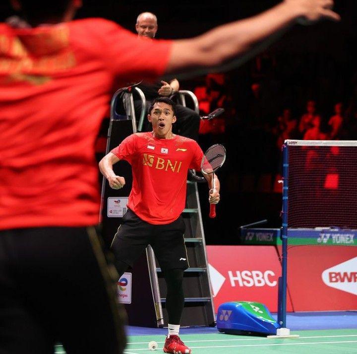 momen selebrasi Indonesia di Thomas Cup 2020 (instagram.com/bwf.official)