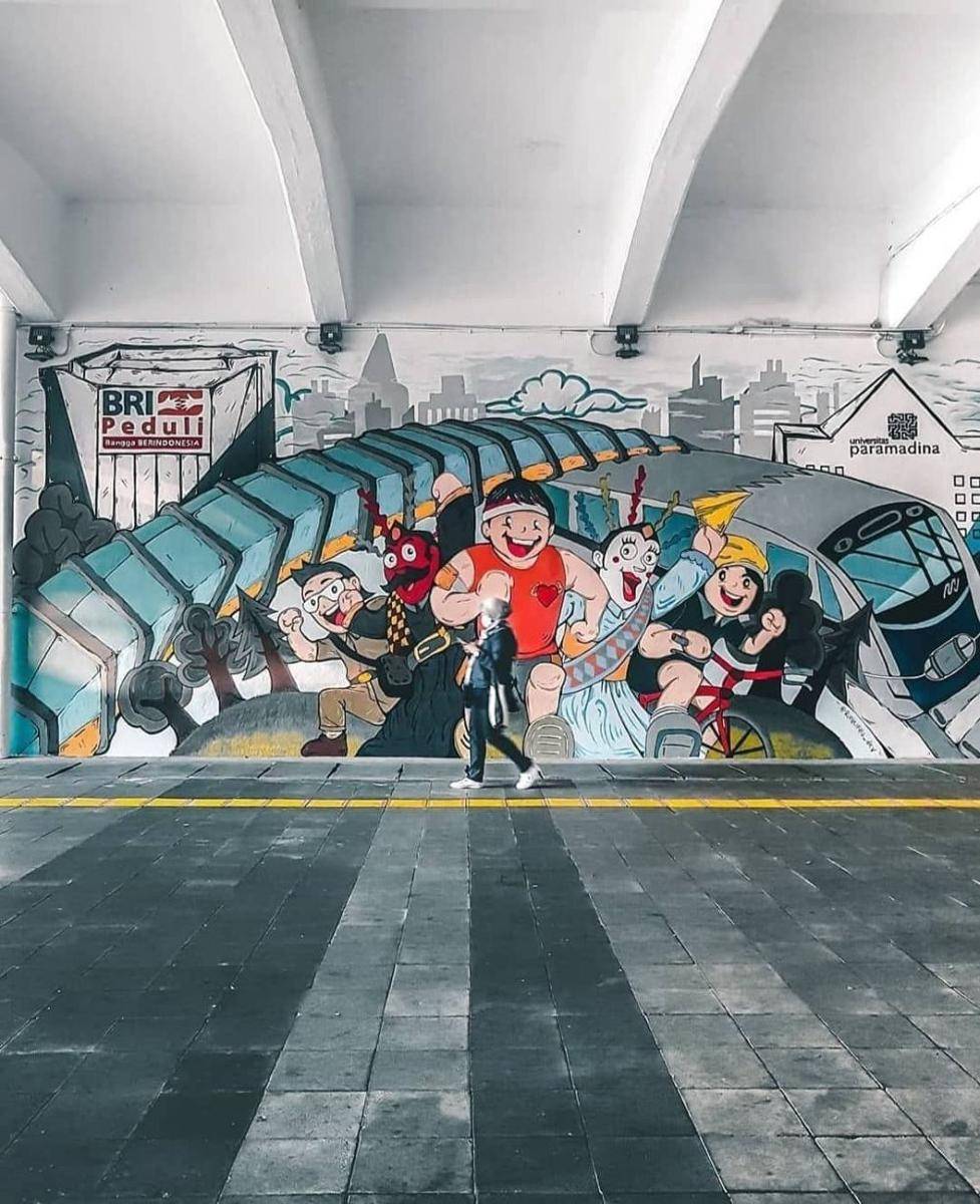 Spot foto di Terowongan Jalan Kendal, Jakarta (instagram.com/jakarta)