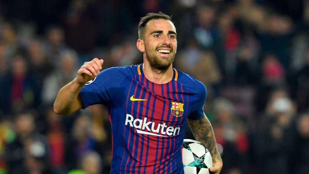 potret selebrasi Paco Alcacer (skysports.com)