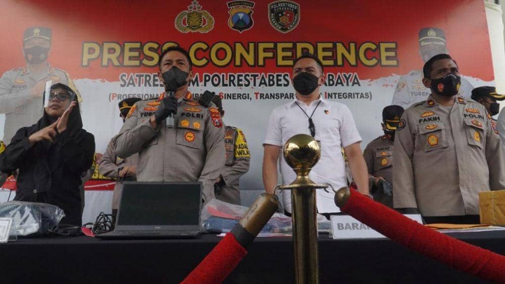 Selama September 2021, 41 Kasus Kriminal Terungkap di Surabaya