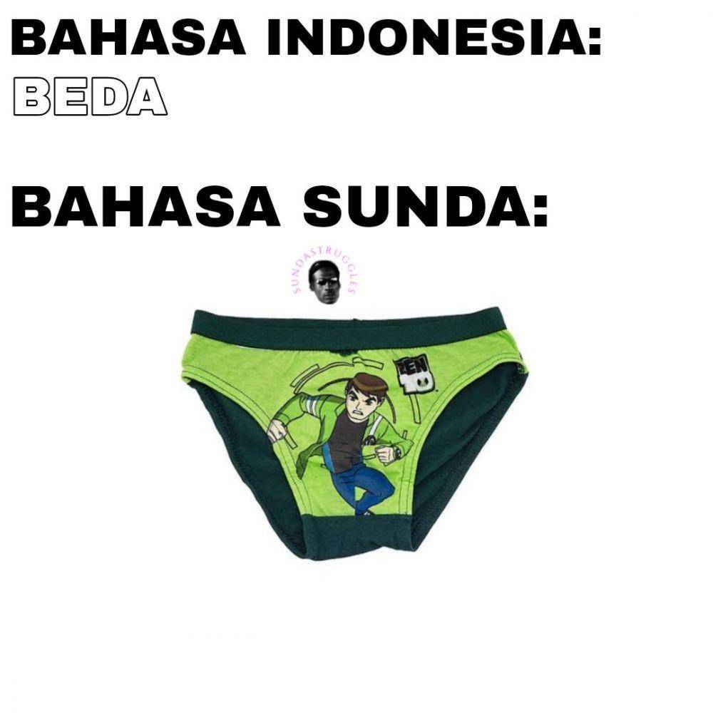 meme bahasa Sunda (twitter.com/sundastruggles)