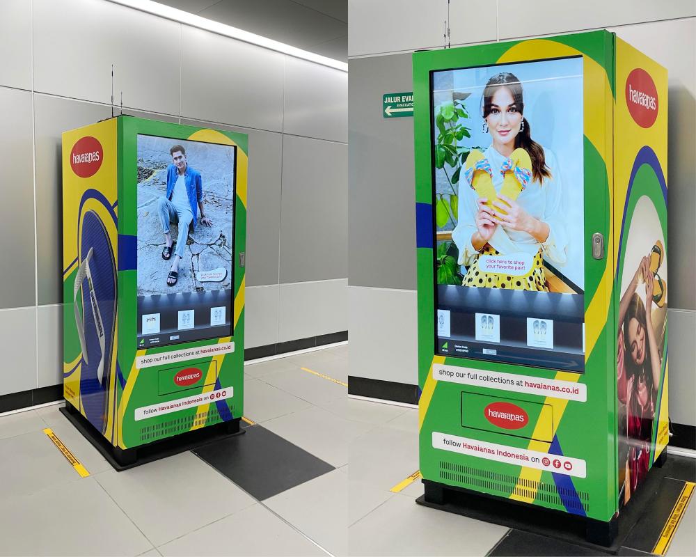Sandal Havaianas Sekarang Bisa Dibeli Lewat Vending Machine, Seru!
