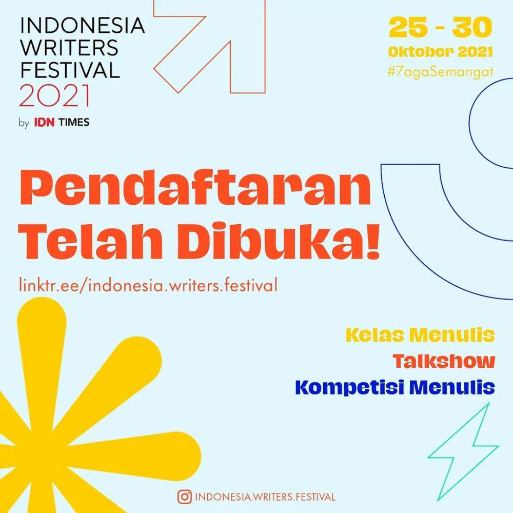 Formulir pendaftaran bisa diakses via bio akun Instagram Indonesia Writers Festival. (instagram.com/indonesia.writers.festival)