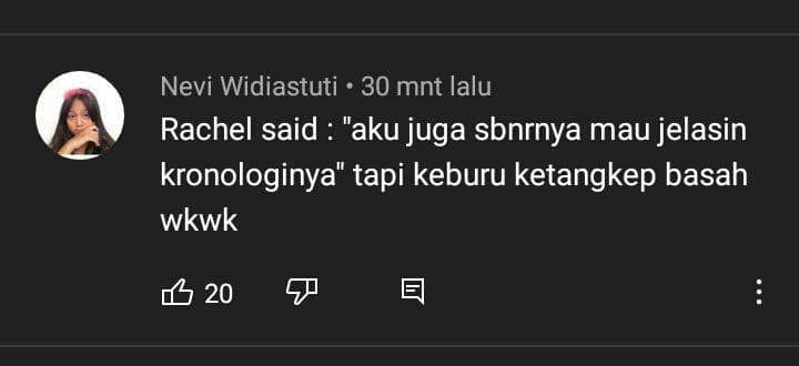 komentar netizen klarifikasi Rachel Vennya (twitter.com/boyvoyagej)