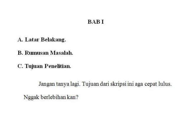 skripsi mahasiswa kocak (twitter.com/outofcontext_id)