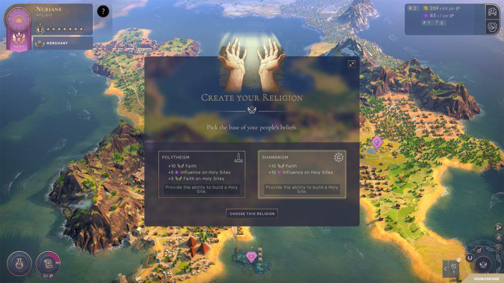 Humankind hadir dengan kualitas musik yang memanjakan telinga. (dok. Amplitude Studios/Humankind)