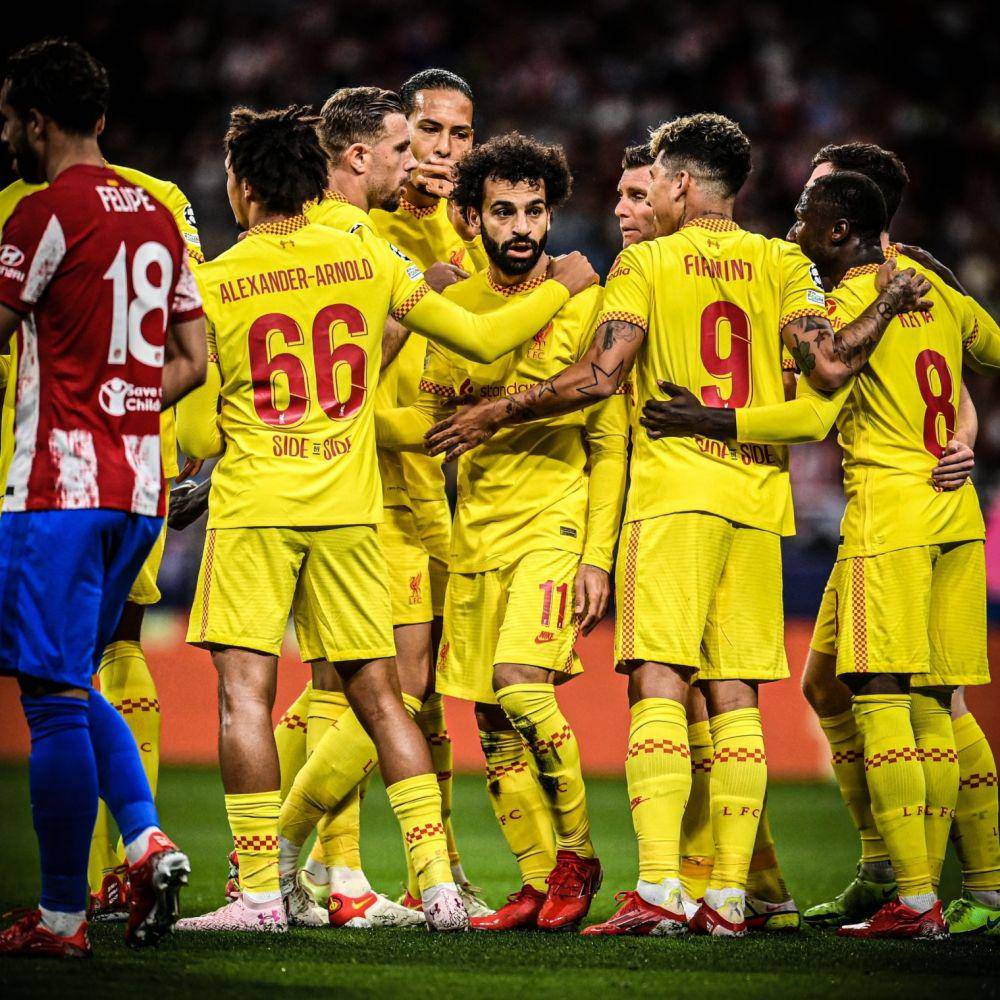 selebrasi pemain Liverpool (twitter.com/goal)