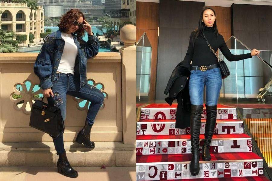 Zaskia Gotik dan Kalina Ocktaranny (instagram.com/zaskia_gotix|instagram.com/kalinaocktaranny)