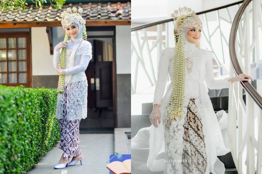 Adu gaya pernikahan Nadya-Rizki dan Syifa-Ridho. (instagram.com/altoportraiture / instagram.com/zall_modiste)