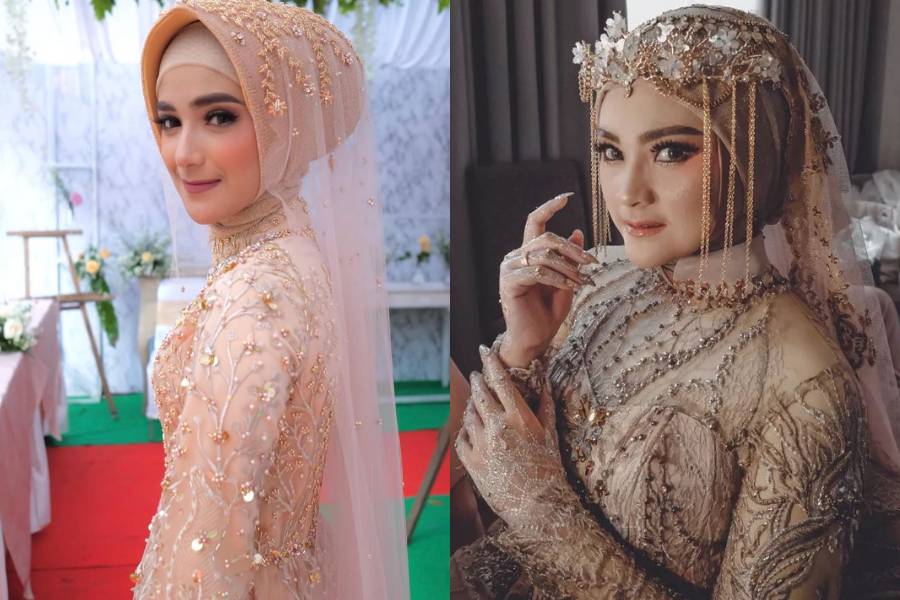 Adu gaya pernikahan Nadya-Rizki dan Syifa-Ridho. (instagram.com/kaarabride  / instagram.com/jse_photograph)