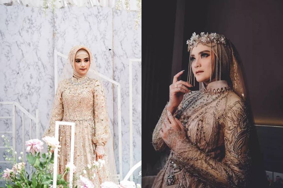 Adu gaya pernikahan Nadya-Rizki dan Syifa-Ridho. (instagram.com/jossphotograph_  / instagram.com/jse_photograph)