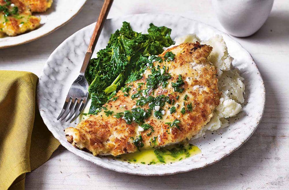 ilustrasi chicken kiev with mashed potato (realfood.tesco.com)
