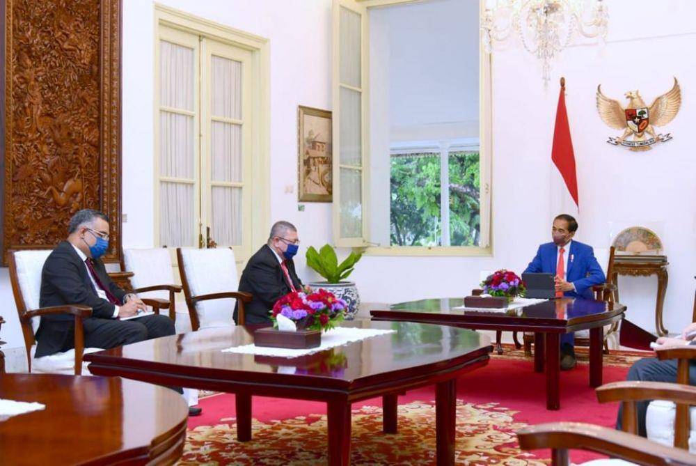 Presiden Jokowi bertemu Menlu Malaysia pada Selasa (19/10/2021). (dok. Biro Pers Kepresidenan)
